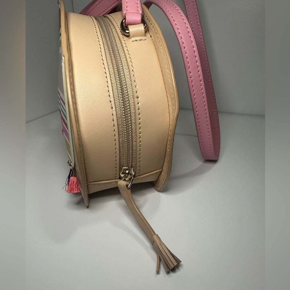 Kate Spade NWT Spice Things Up Camel Multicolor Leather Crossbody - Picture 10 of 16